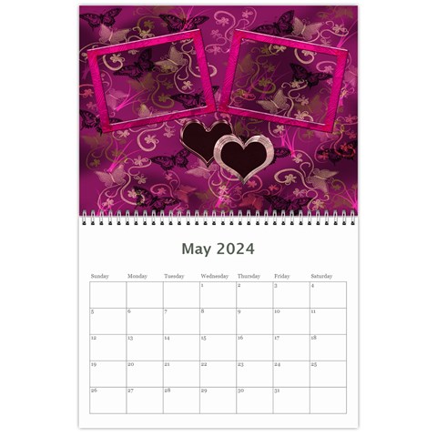 Frill Frame Calendar 2024 By Ellan May 2024