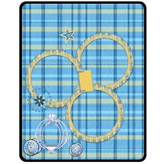 Blanket-Ella in Blue- Medium 1001 - Fleece Blanket (Medium)