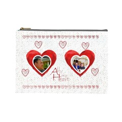 All of my heart medium cosmetic bag (7 styles) - Cosmetic Bag (Large) All of my heart medium cosmetic bag (7 styles) - Cosmetic Bag (Large)