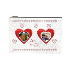 All of my heart medium cosmetic bag - Cosmetic Bag (Large)