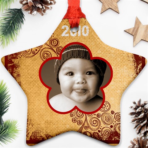 Scroll Upon A Star 2010 Star Ornament By Catvinnat Front