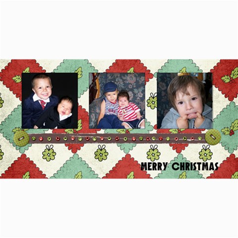 Joy Christmas Cards By Sheena 8 x4  Photo Card - 3