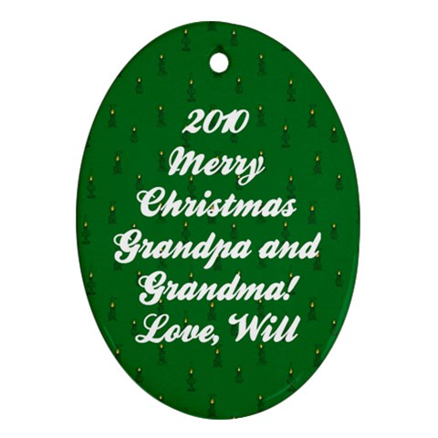 2010ornament By Tracy Clair Back