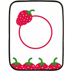 Strawberries blanket 02 - One Side Fleece Blanket (Mini)
