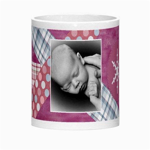 Winter Snowflake Pink Mug By Danielle Christiansen Center