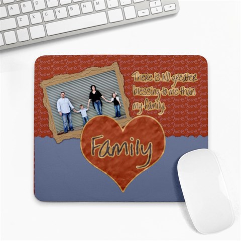 No Greater Blessing Family Mousepad By Danielle Christiansen Front
