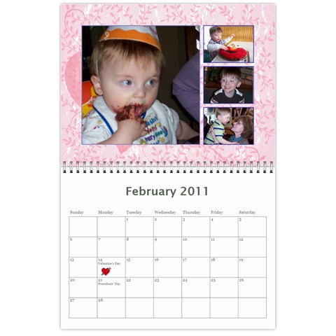 2011 Calendar By Tracy Clair Feb 2011