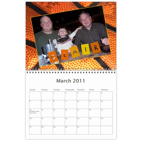 2011 Calendar By Tracy Clair Mar 2011
