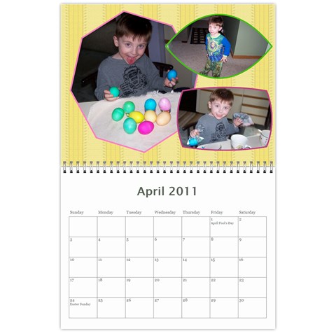 2011 Calendar By Tracy Clair Apr 2011