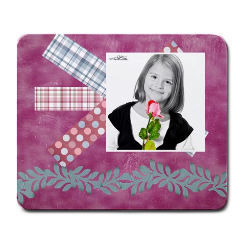 Girl Mousepad By Danielle Christiansen Front