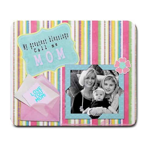Mom Gift Mouse Pad By Danielle Christiansen Front