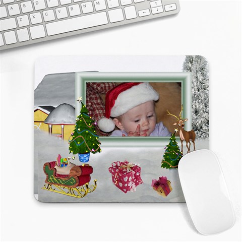 Here Comes Santa Mouse Pad By Spg Front