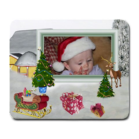 Here Comes Santa Mouse Pad By Spg Front