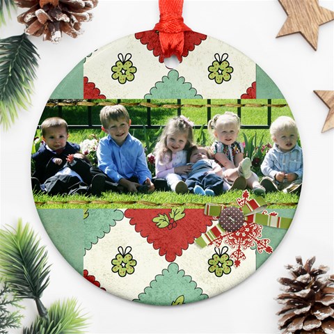 Joy Ornament 2 By Sheena Front