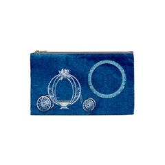 Cosmetic Bag-Ella in Blue-Small 1001 - Cosmetic Bag (Small)