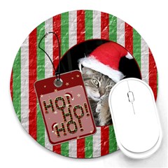 Ho Ho Ho Large Round Mousepad