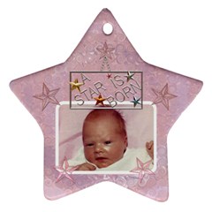 A Star is Born Baby Girl Ornament - Ornament (Star)