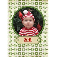 Merry Christmas 5x7 card - Greeting Card 5  x 7 