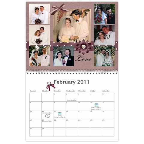 2011 Calendar By Michelle Leifson Feb 2011