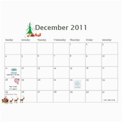 2011 Calendar By Michelle Leifson Dec 2011