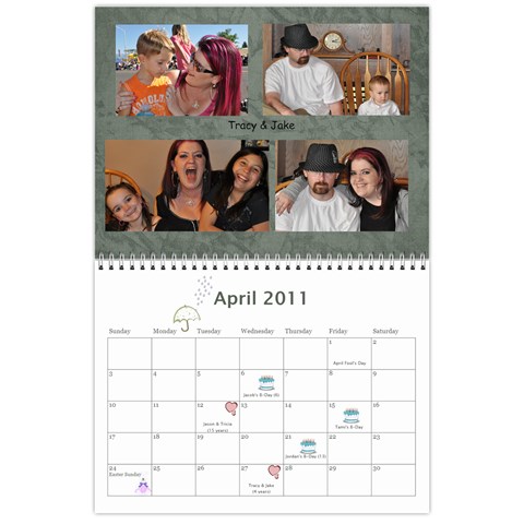 2011 Calendar By Michelle Leifson Apr 2011