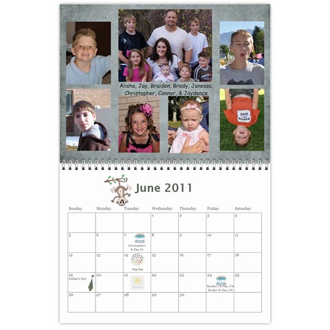 2011 Calendar By Michelle Leifson Jun 2011