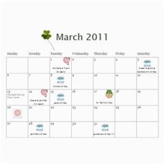 2011 Calendar By Michelle Leifson Mar 2011