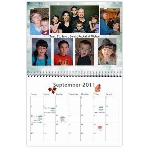 2011 Calendar By Michelle Leifson Sep 2011