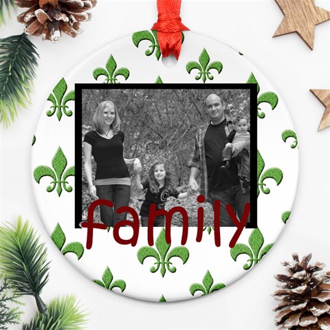 2 Side Family Frame Ornament By Amanda Bunn Front