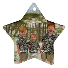 My boys ornanment - Star Ornament (Two Sides)