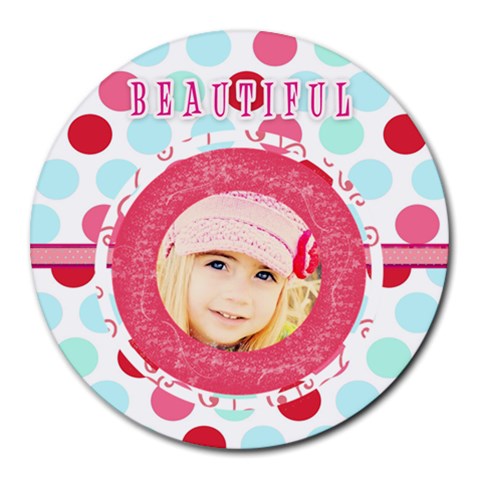 Beatiful Girl Mouse Pad By Danielle Christiansen Front