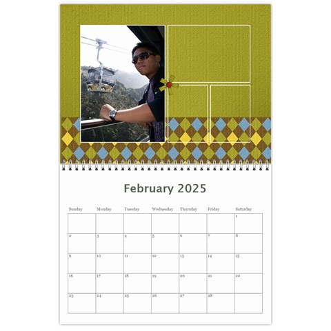 Calendar Feb 2025