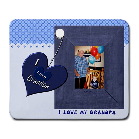 Grandpa Mouse Pad By Danielle Christiansen Front