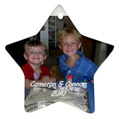 Cameron & Connor Ornament 2 - Ornament (Star)