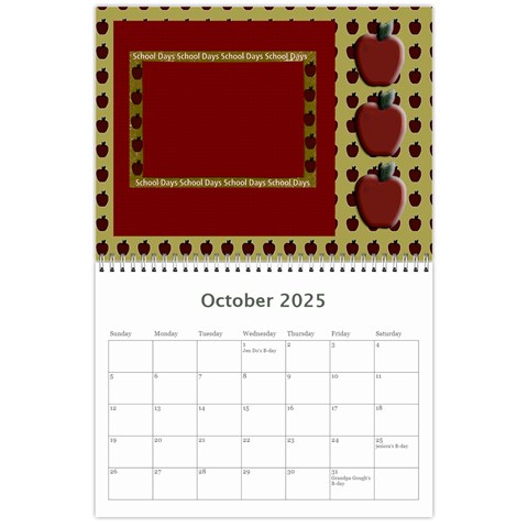 2025 Calender For School Teachers By Danielle Christiansen Oct 2025