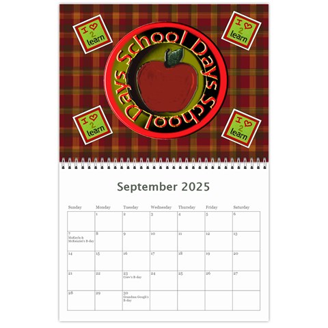 2025 Calender For School Teachers By Danielle Christiansen Sep 2025