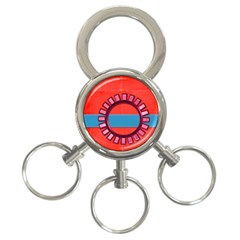 3-Ring Key Chain