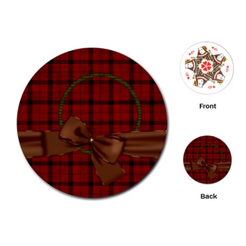 Round Playing Cards Front