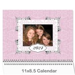 Charming Pink 2022 12 Month Calendar - Wall Calendar 11  x 8.5  (12-Months)