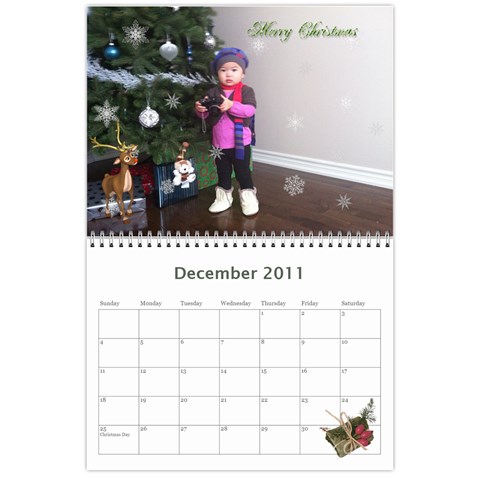 2011 Calendar By Hue Quyen Huynh Dec 2011