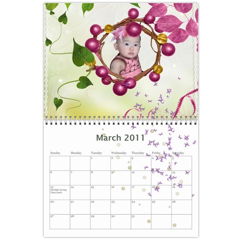2011 Calendar By Hue Quyen Huynh Mar 2011