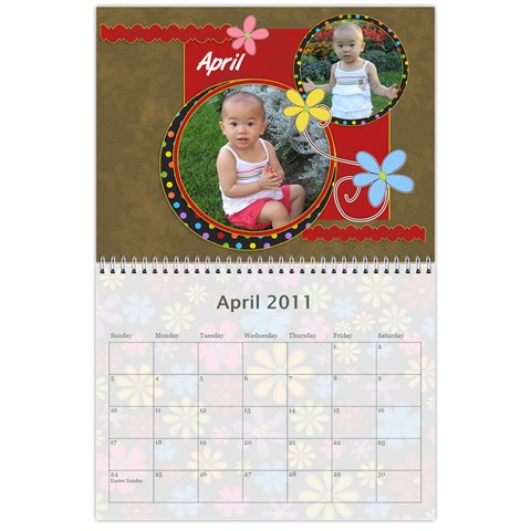 2011 Calendar By Hue Quyen Huynh Apr 2011