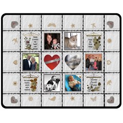 Family Home Medium Fleece Blanket (4 styles) - Fleece Blanket (Medium) Family Home Medium Fleece Blanket (4 styles) - Fleece Blanket (Medium)