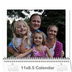 meg 2011 - Wall Calendar 11  x 8.5  (12-Months)