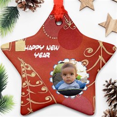 Happy New Year - Ornament (Star)