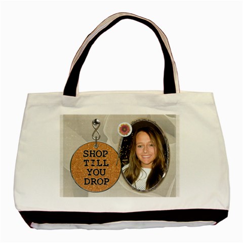 Shop Till You Drop Classic Tote Bag By Lil Front