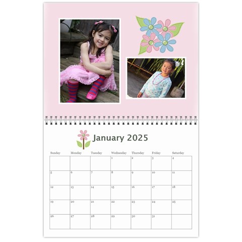 Calendar Jan 2025
