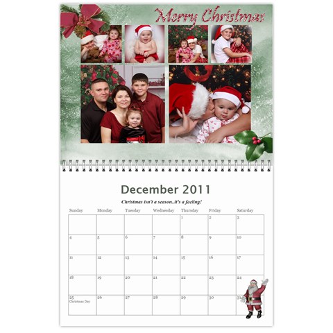 Calendar By Rebecca Dec 2011