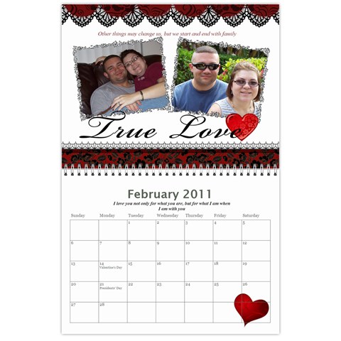 Calendar By Rebecca Feb 2011