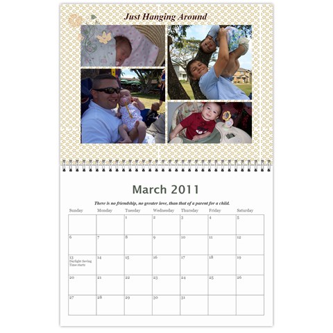 Calendar By Rebecca Mar 2011